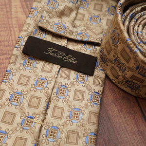 Tasso Elba Tie (tan/Blue)